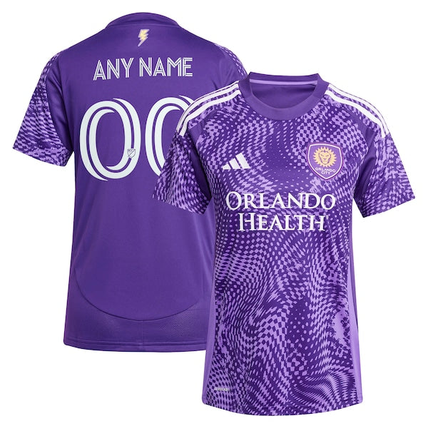 Adidas Orlando City SC Women's 2025 Perfect Storm Replica Custom Jersey Purple