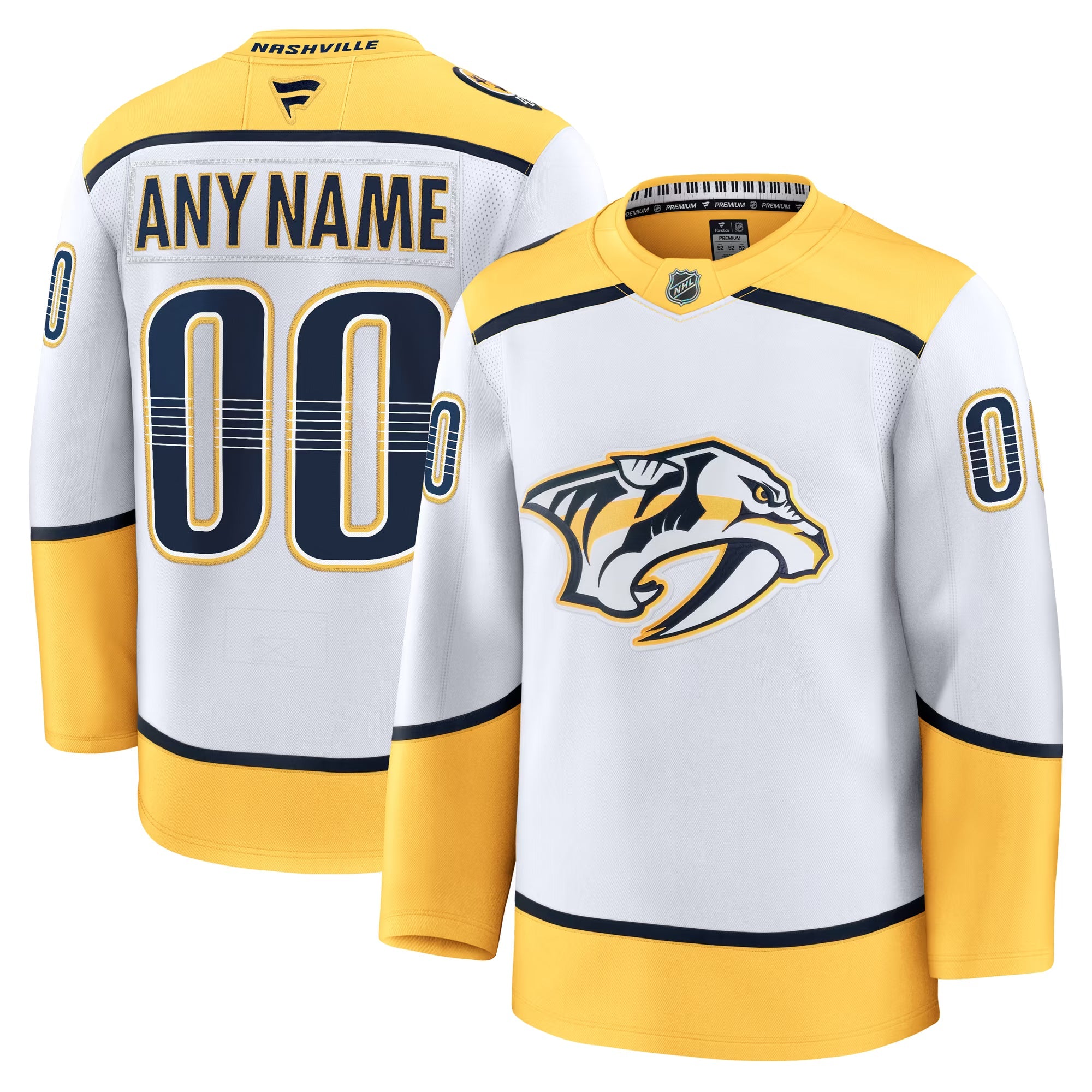 Selfika Nashville Predators Fanatics Away Premium Custom Jersey
