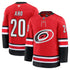 Selfika Fanatics Sebastian Aho Carolina Hurricanes Alternate Jersey