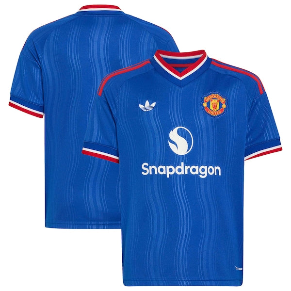 Manchester United adidas Youth 2026/27 Away Replica Jersey - Royal