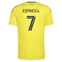 Adidas Cristian Espinoza Nashville SC 2026 The Reverb Kit Replica Custom Jersey Yellow