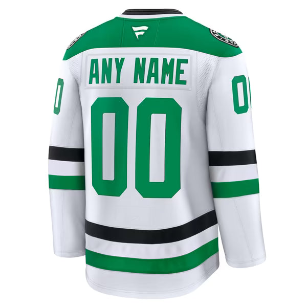 Selfika Dallas Stars Fanatics Away Premium Custom Jersey - White