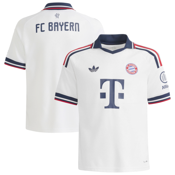 Bayern Munich adidas Youth 2026/27 Away Replica Jersey - White