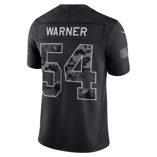 Fred Warner San Francisco 49ers Nike 2026 Salute to Service Stitched Limited Jersey - Black