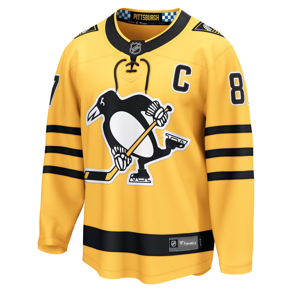 Selfika Sidney Crosby Pittsburgh Penguins Jersey