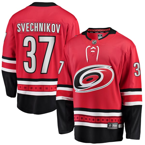Selfika Andrei Svechnikov Carolina Hurricanes Fanatics Alternate Jersey