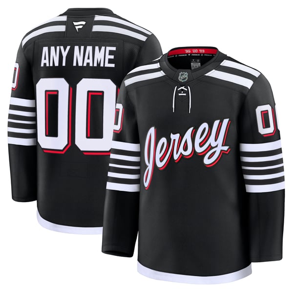 Selfika New Jersey Devils Fanatics Alternate Premium Jersey - Black