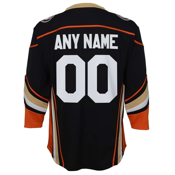 Selfika Outerstuff Kids' Anaheim Ducks Home Replica Custom Jersey