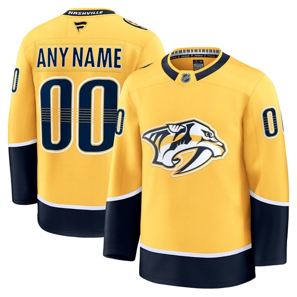Selfika Nashville Predators Fanatics Home Premium Jersey - Gold