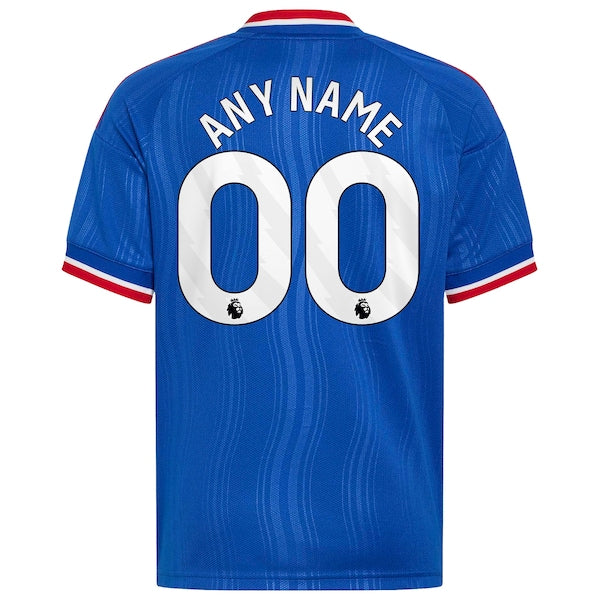 Manchester United adidas Youth 2026/27 Away Replica Custom Jersey - Royal