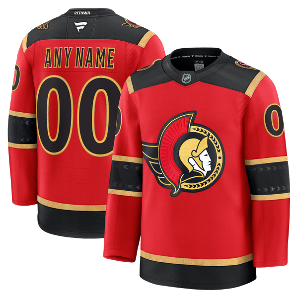 Selfika Ottawa Senators Fanatics Alternate Custom Jersey Red