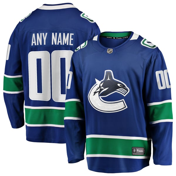 Selfika Vancouver Canucks Fanatics Breakaway Home Jersey - Blue