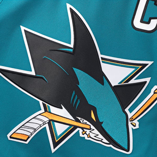 Selfika Fanatics San Jose Sharks Home Custom Jersey - Teal