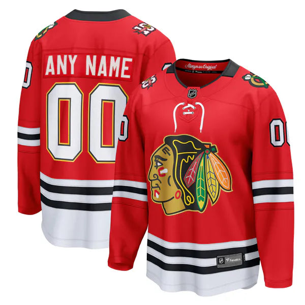 Selfika Chicago Blackhawks Fanatics Centennial Jersey Red
