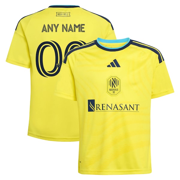 Adidas Nashville SC 2026 The Reverb Kit Replica Custom Jersey Yellow