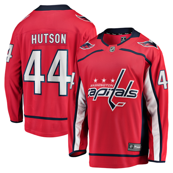 Selfika Cole Hutson Washington Capitals Fanatics Home Breakaway Jersey - Red
