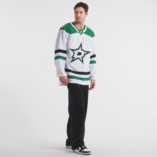 Selfika Dallas Stars Fanatics Away Premium Custom Jersey - White