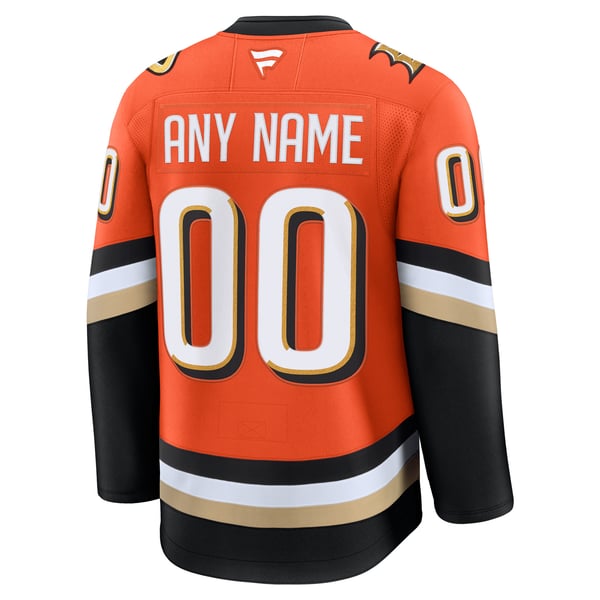 Selfika Anaheim Ducks Fanatics Home Premium Jersey Orange