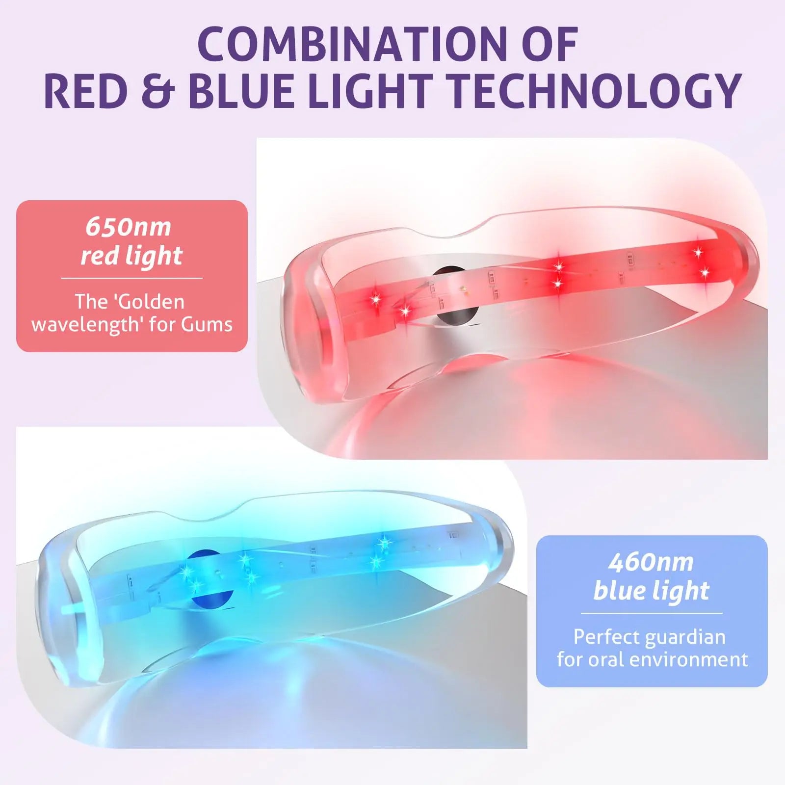 Selfika™ Red Light Therapy Oral Care LED Mouthpiece with Smart Controller