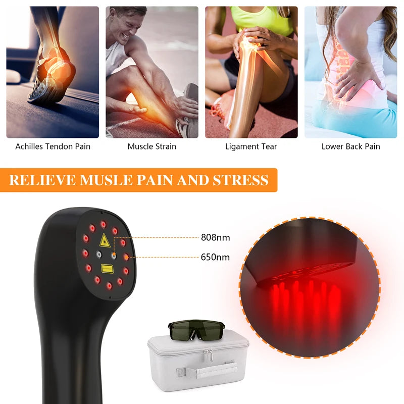 Selfika™ Red Light Therapy Device Handheld Near Infrared Phototherapy Lamp