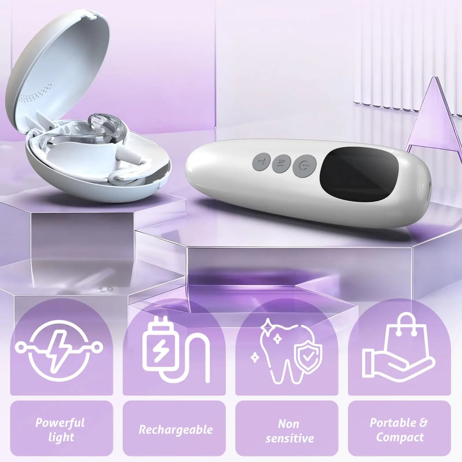 Selfika™ Red Light Therapy Oral Care LED Mouthpiece with Smart Controller