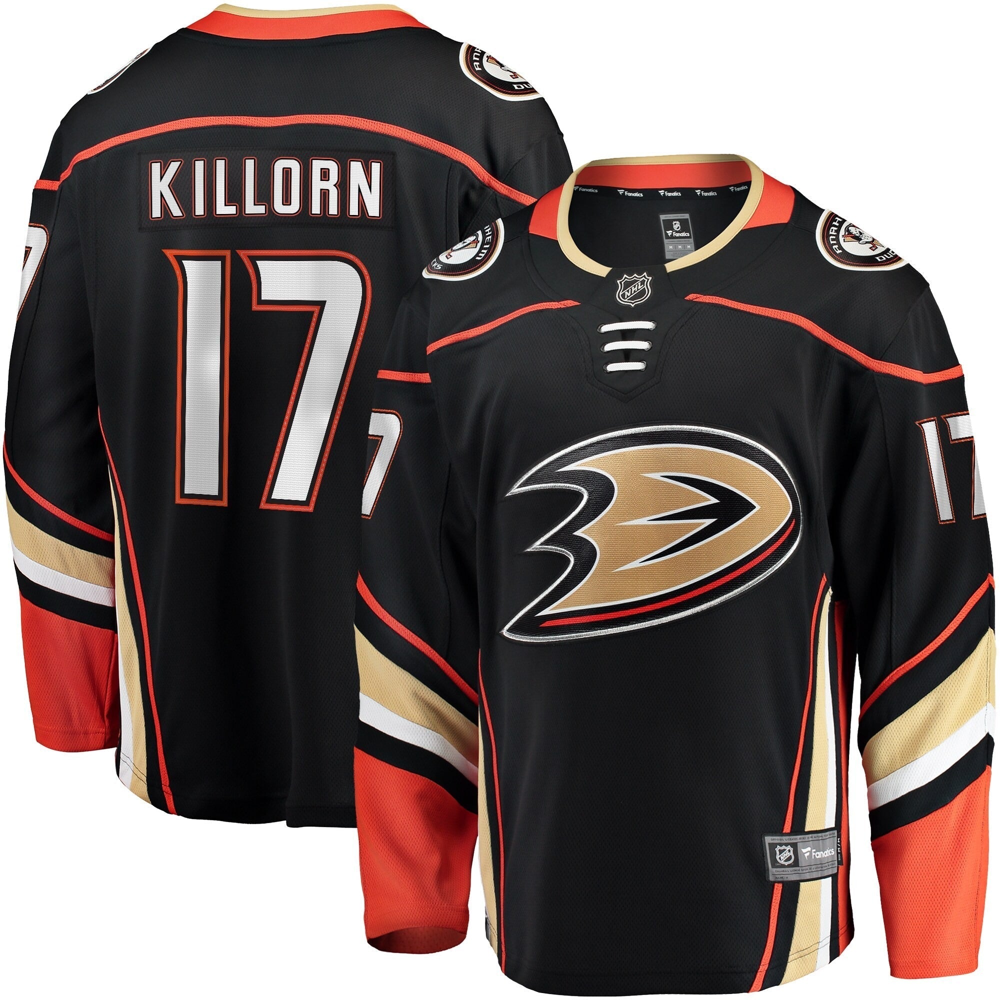 Alex Killorn Anaheim Ducks Fanatics Home Breakaway Jersey – Black - Jersey Teams World