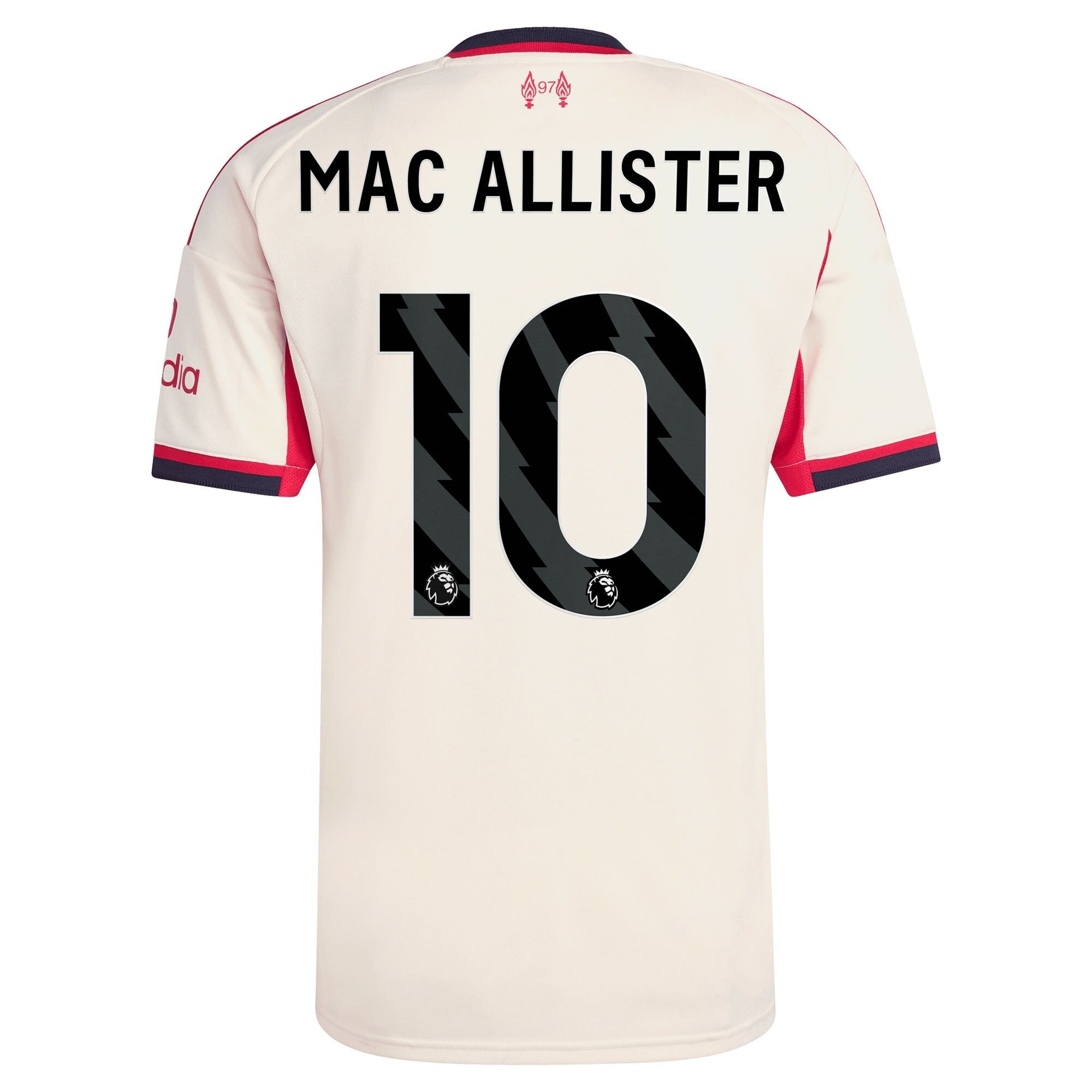 Alexis Mac Allister Liverpool Selfika 2025/26 Away Player Jersey - White