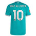 Alexis Mac Allister Liverpool Selfika 2025/26 Third Player Jersey - Green