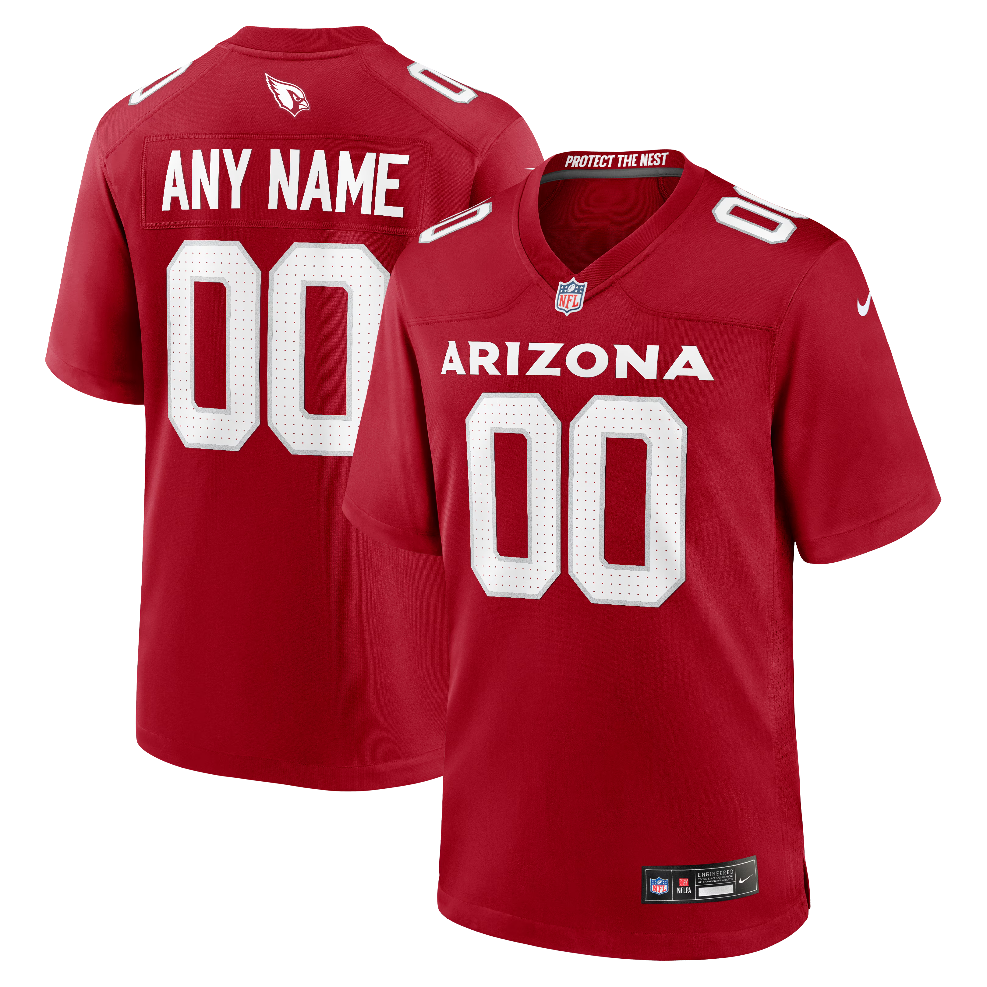 Arizona Cardinals Nike Custom Game Jersey - Cardinal
