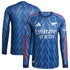 Arsenal Selfika 2025/26 Away Long Sleeve Jersey with Patch - Blue