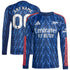 Arsenal Selfika 2025/26 Away Long Sleeve Customized Jersey - Blue