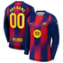 Barcelona Selfika 2025/26 Home Long Sleeve Custom Jersey - Navy