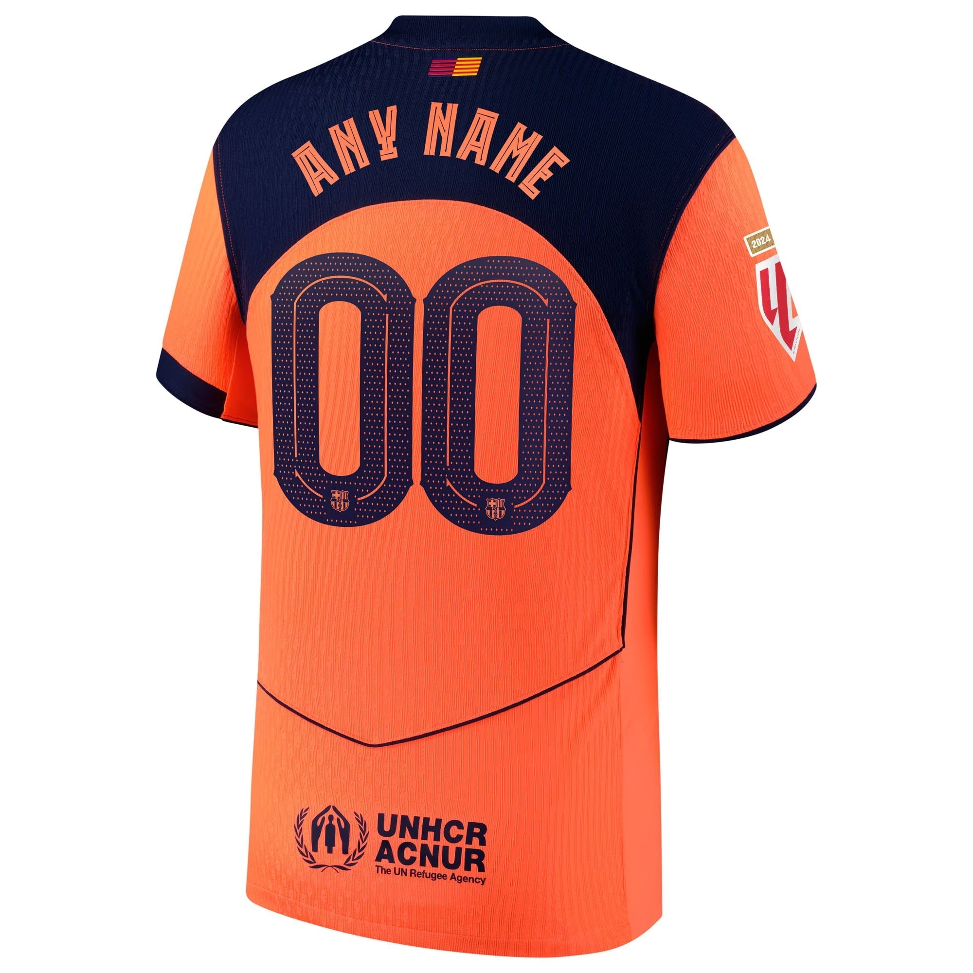 Barcelona Selfika 2025/26 Third Custom Jersey - Orange