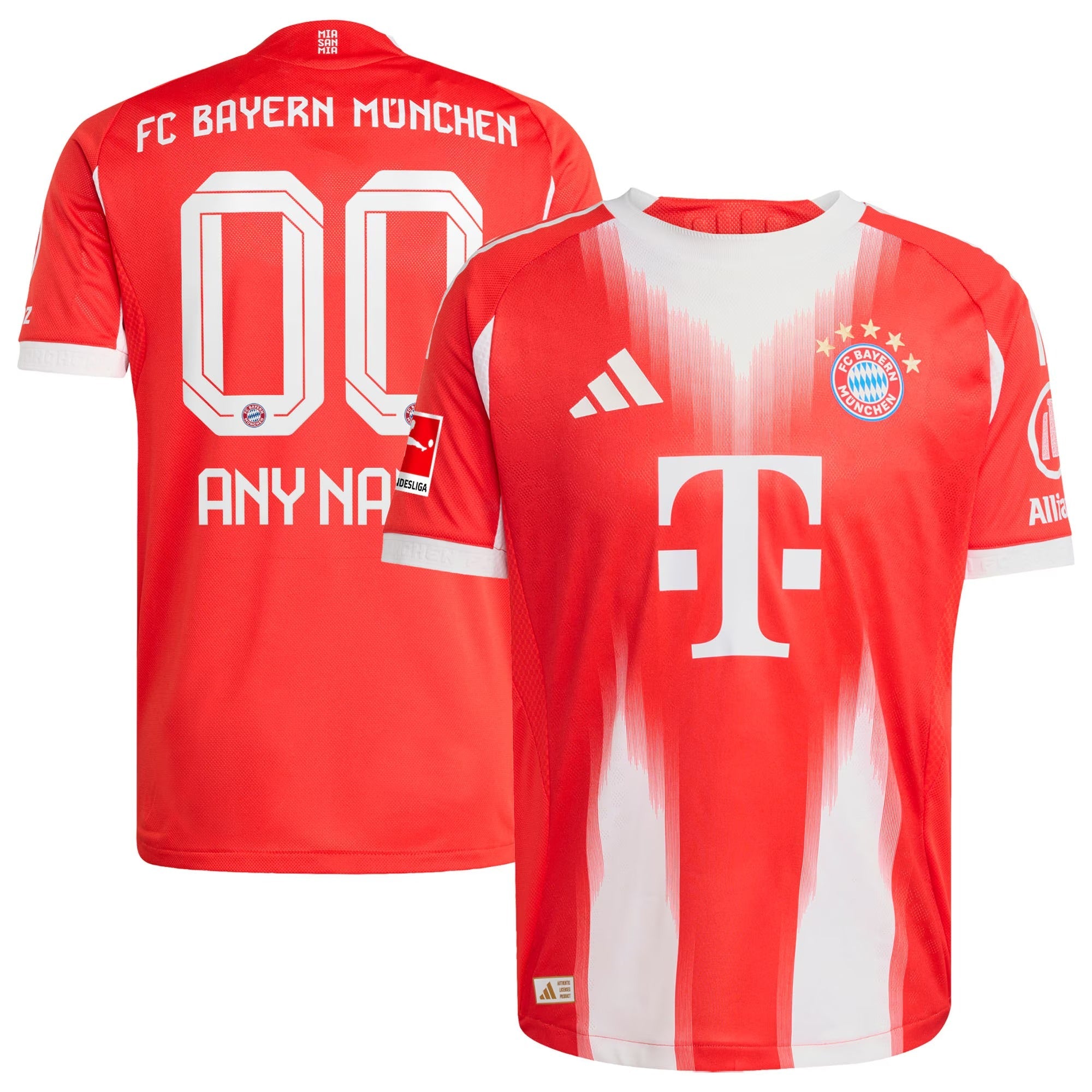 Bayern Munich 2025/26 Home Customized Jersey - Red - Jersey Teams World
