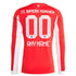 Bayern Munich Selfika 2025/26 Home Long Sleeve Custom Jersey - Red