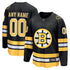 Boston Bruins Fanatics Home Breakaway Custom Jersey – Black - Jersey Teams World