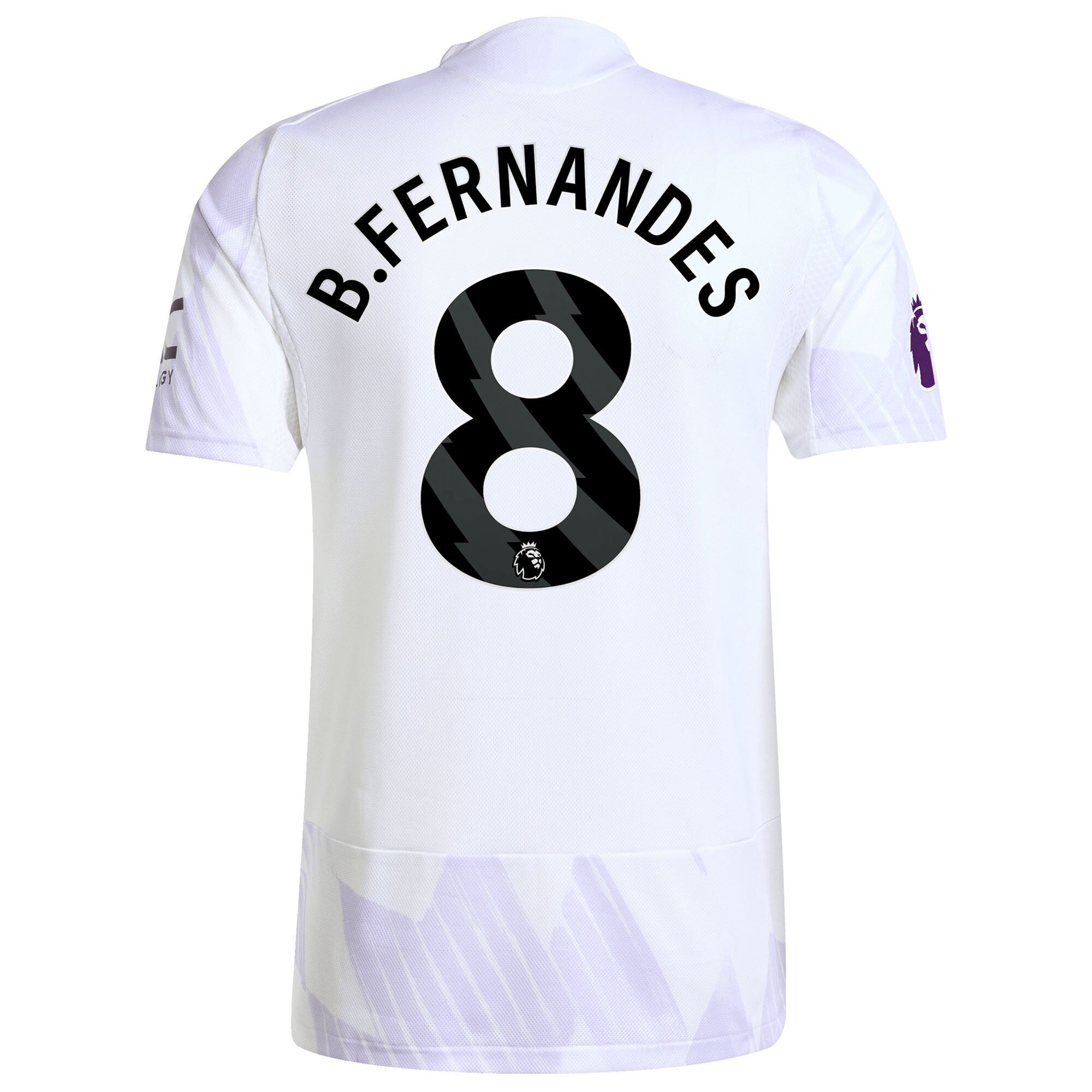Bruno Fernandes Manchester United Selfika 2025/26 Away Player Jersey - White