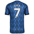 Bukayo Saka Arsenal Selfika 2025/26 Away Player Jersey - Blue