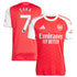 Bukayo Saka Arsenal adidas 2025/26 Home Player Jersey - Red - Jersey Teams World