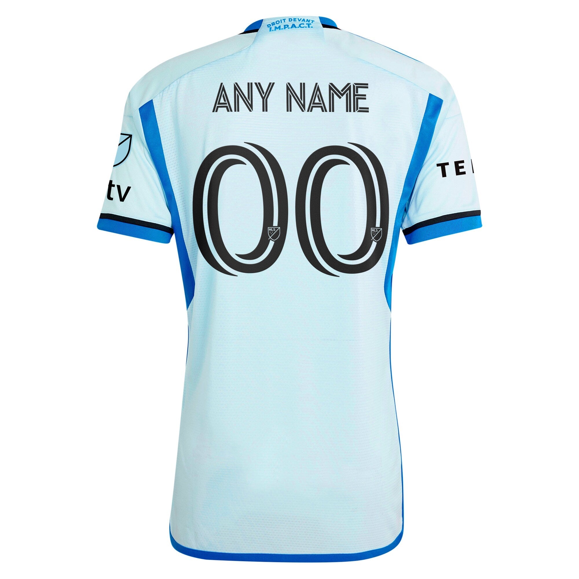 CF Montreal adidas 2024 La Main Custom Jersey – Light Blue - Jersey Teams World