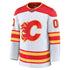 Calgary Flames Fanatics Away Premium Custom Jersey – White - Jersey Teams World