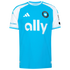 Charlotte FC // adidas Kerwin Vargas #18 Official 2026 Carolina Kit On-Field Patch Jersey – Blue - Jersey Teams World