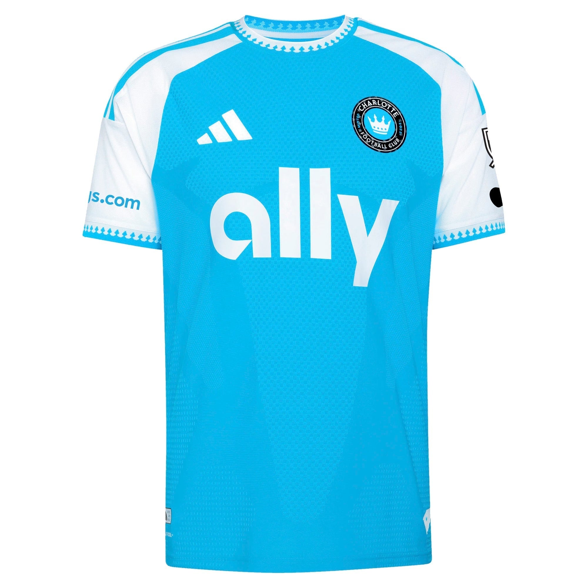Charlotte FC // adidas Pep Biel #16 Official 2026 Carolina Kit On-Field Patch Jersey – Blue - Jersey Teams World