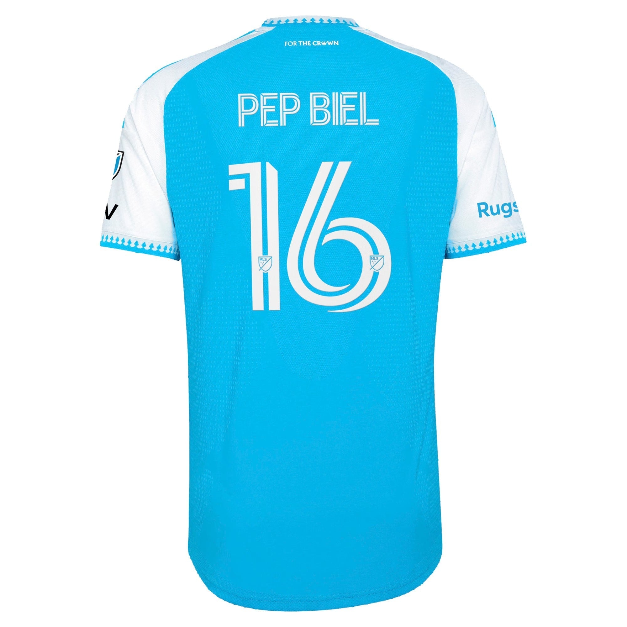 Charlotte FC // adidas Pep Biel #16 Official 2026 Carolina Kit On-Field Patch Jersey – Blue - Jersey Teams World