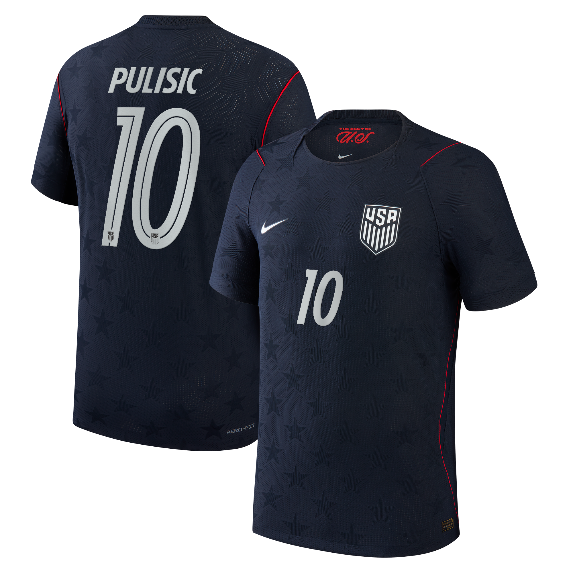 Christian Pulisic USMNT 2026 Away Match Jersey Blue | Nike USA Soccer Jersey - Jersey Teams World