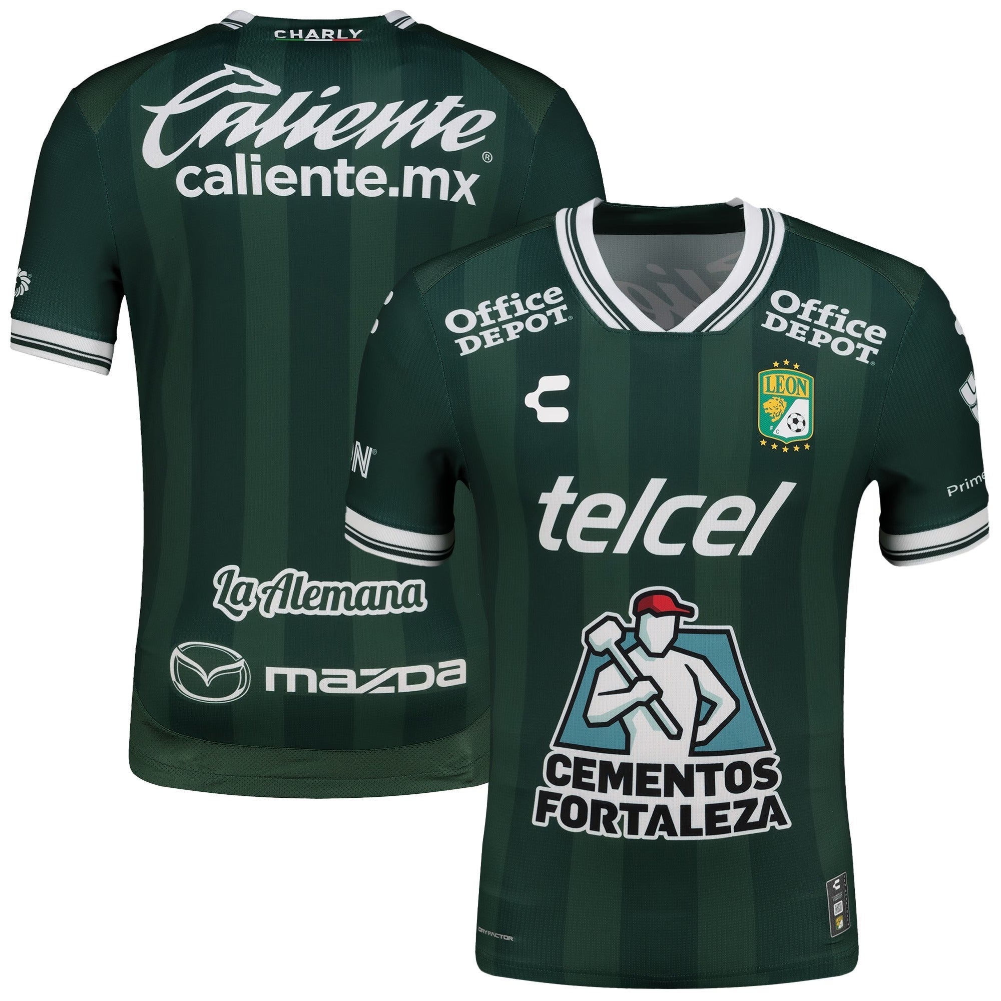 Club Leon Selfika 2025/26 Home Authentic Jersey - Green