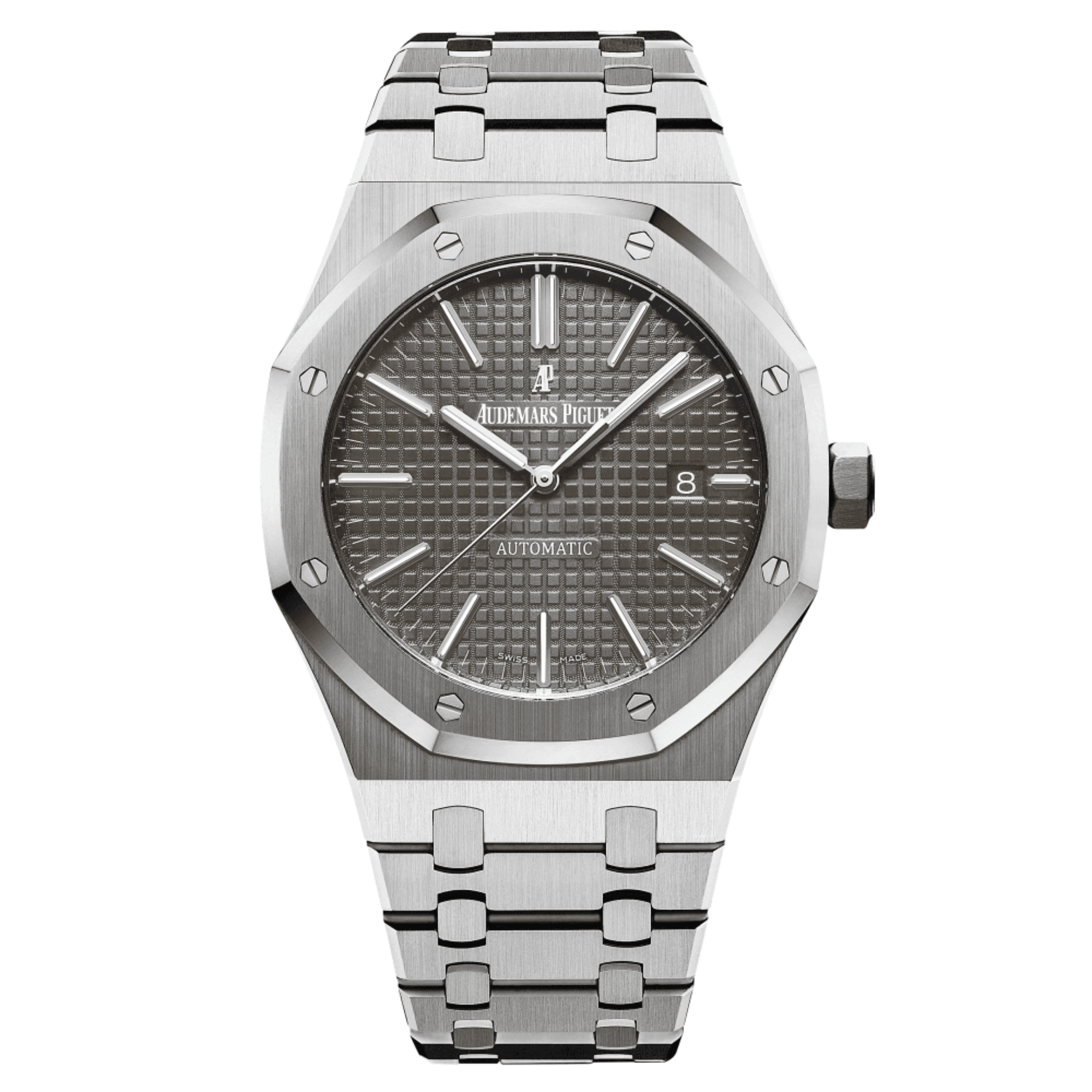 Selfika™ Men's Automatic Watch Grey Dial 1.6 in H57528