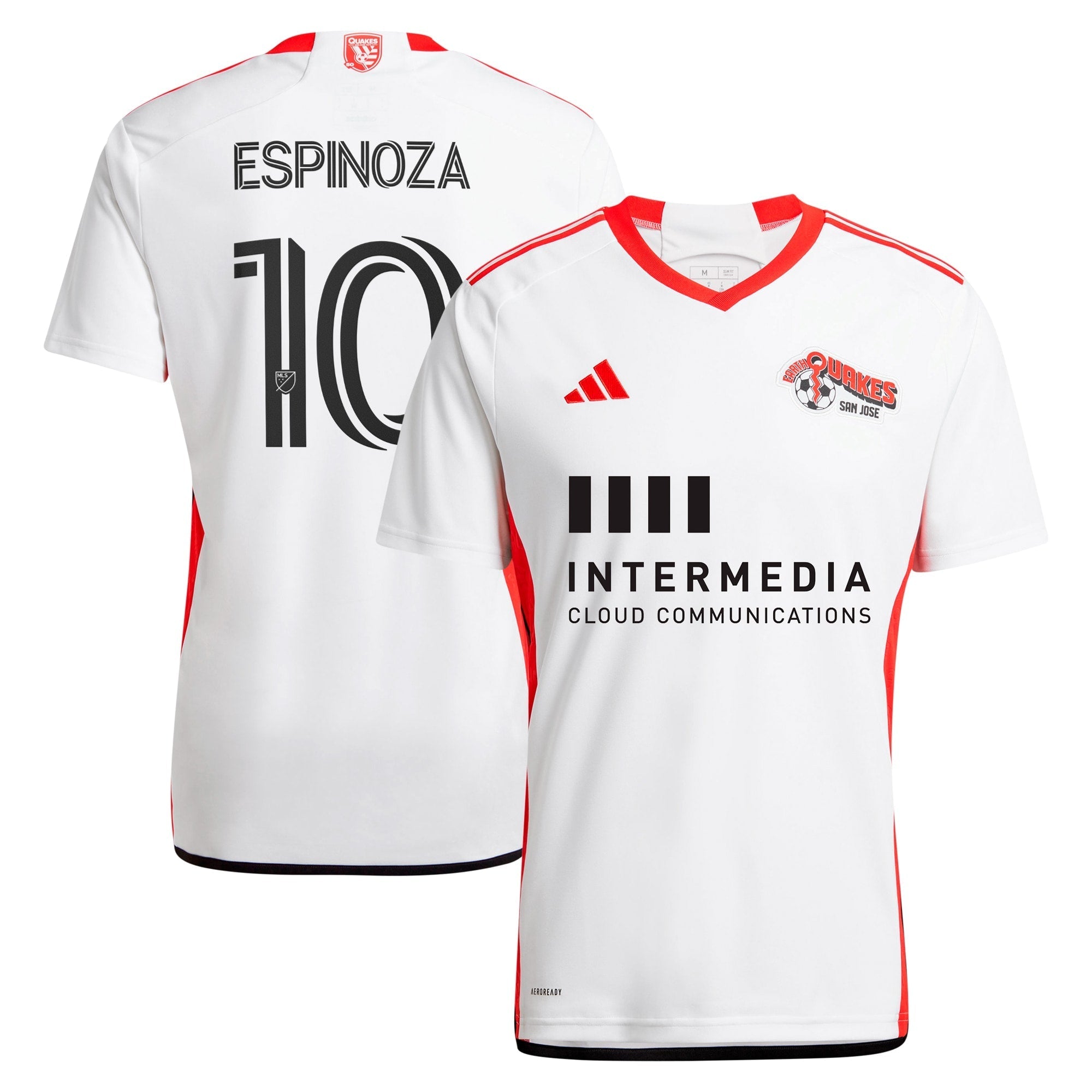 Cristian Espinoza San Jose Earthquakes - 2024 The 50 Kit Player Jersey - White