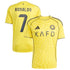Cristiano Ronaldo 7# Al-Nassr FC adidas 2025/26 Home Player Jersey – Yellow - Jersey Teams World