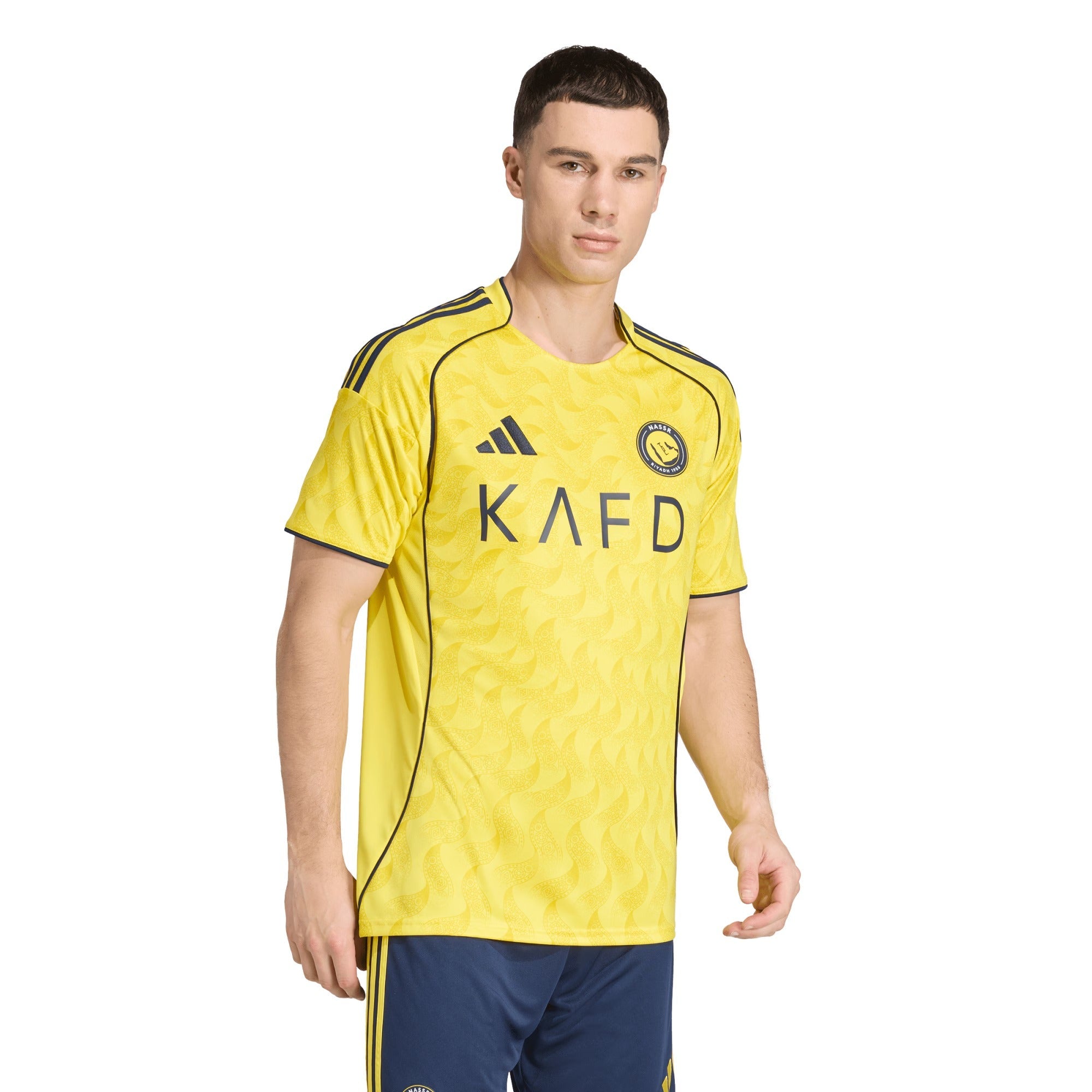 Cristiano Ronaldo 7# Al-Nassr FC adidas 2025/26 Home Player Jersey – Yellow - Jersey Teams World